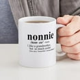 thumbnail image 4 of CafePress - Nonnie Like A Grandmother But Cooler Mugs - 11 oz Ceramic Mug - Novelty Coffee Tea Cup, 4 of 4
