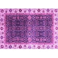 thumbnail image 1 of Ahgly Company Indoor Rectangle Abstract Purple Modern Area Rugs, 8' x 12', 1 of 4