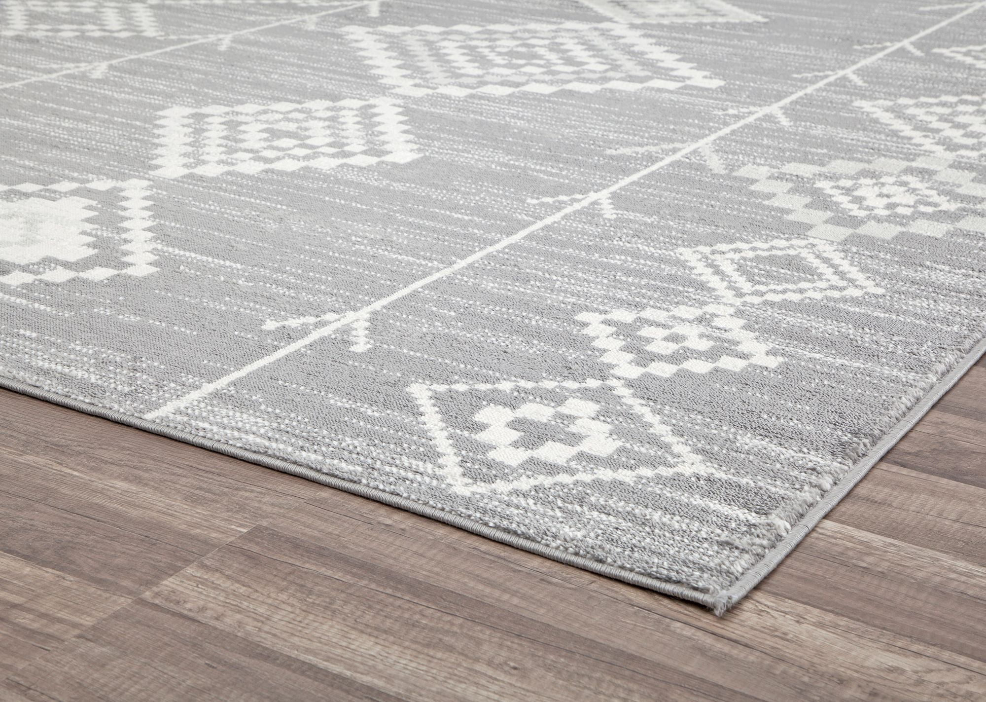 Soleil BR15F Native Driftwood Tribal Moroccan gray Area Rug, 8'9"x12'