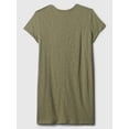 thumbnail image 5 of Vestido Remera con Bolsillo Relaxed de GAP para Mujer en Verde Walden Talla S, 5 of 5
