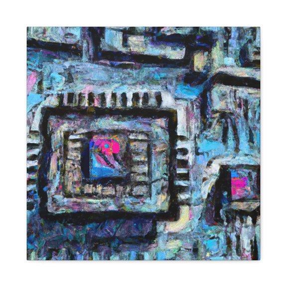 Microchips in Metaphor - Canvas