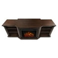 thumbnail image 5 of Bowery Hill Modern Wood Electric Fireplace for TVs up to 74" in Chestnut Oak, 5 of 21