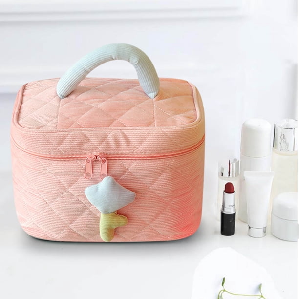 Neceser de gran capacidad para viajes y uso diario | Organizador de artículos de tocador resistente al agua con bolsillos con cremallera | Apto para maquillaje, artículos de tocador, pasaporte y