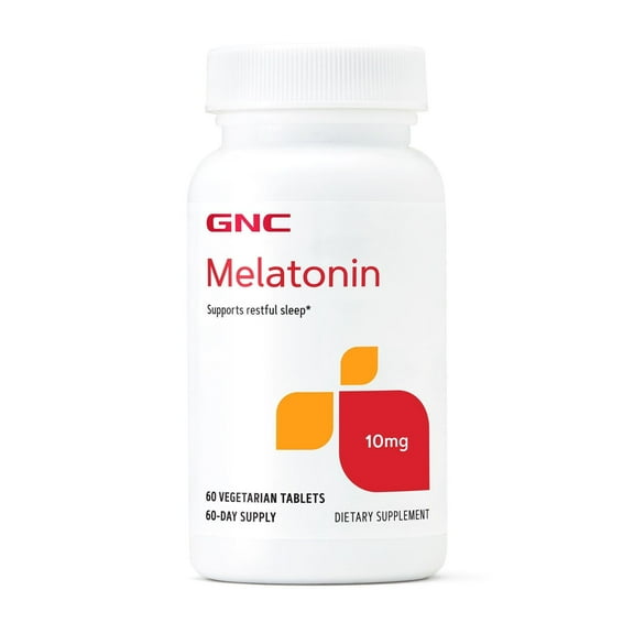 GNC Melatonin 10mg | Supports Restful Sleep | 60 Tablets