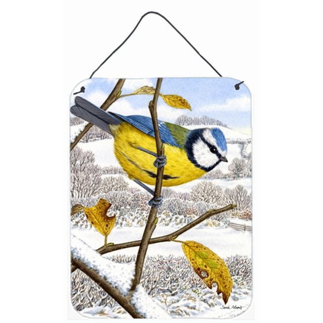 Eurasian Blue Tits Bird Wall and Door Hanging Prints