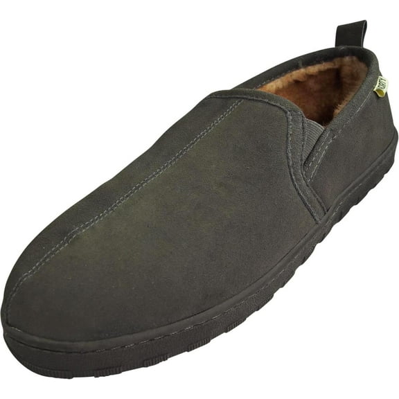 Norty Men's Slip-Resistant Indoor Outdoor Scuff Slippers - Comfortable and Stylish