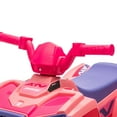 thumbnail image 5 of 6V Carros Eléctricos Para Niños, 4-Wheeler Quad ATV Play Car w/ 2.5MPH Max Speed, iYofe Ride on Toys w/ Treaded Tires, LED Lights, Push-Button Accelerator, Big Wheels for Kids 2-6,Pink, 5 of 9
