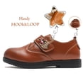 thumbnail image 2 of DADAWEN Boys School Uniform Dress Shoes Loafer Oxford Shoes Slip-on Brown 11 Little Kid, 2 of 6