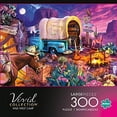 thumbnail image 4 of Buffalo Games - Vivid Collection - Wild West Camp - 300 Piece Jigsaw Puzzle, 4 of 6