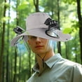 thumbnail image 6 of Solar Fan Hat,PF 50+ Wide Brim Solar Fan Fishing Hat,Solar Powered Fan Hat for Men Women,USB Charging Sun Bucket Hats for Men Womens,Solar Cooling Fan Hat,Breathable Wide Brim Solar Fan Hat, 6 of 9
