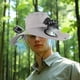 thumbnail image 5 of Sombrero solar de ala ancha para hombre y mujer con ventiladores dobles y protección solar UPF 50+ para pesca, jardinería y actividades al aire libre. Aestivo | Gris | AESTIVO, 5 of 7
