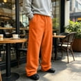 thumbnail image 6 of IAJDKMEK Men's Fleece Lined Jogger Sweatpants - Elastic Drawstring, Casual Sweatpants for Men, Trendy Pants for Street and Sports, 6 of 9