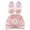 Pink, variant on Baby Girl Sneakers First Walker Soft Sole Newborn Anti-Slip Casual Walking Shoes Cap