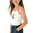 thumbnail image 4 of Babcutegg Tank Tops for Girls Sleeveless Crew Neck Elastic Straps Girls Summer Shirts Pink Size 0-1, 4 of 6