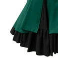 thumbnail image 4 of ZVAVZ Lightning Deals Of Today Prime Gothic Dresses for Women 2025 Victorian Dress With Corset Color Block Patchwork Long Sleeve Dress Vintage Cocktail Dress 1900S Dress for Women, 4 of 4