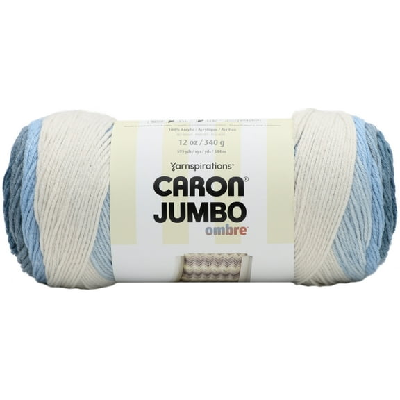 Caron Jumbo Print Ombre Yarn-Faded Jeans