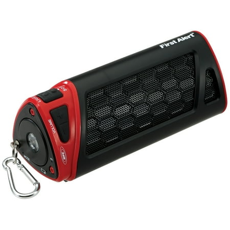 First Alert Portable Outdoor Bluetooth Speaker