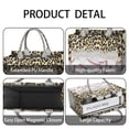 thumbnail image 4 of Large Capacity Tote Bag,Leopard Print and Baseballs Pattern Handbag Fashion Luxury Tote Bag,15.7"x13"x 5.1" Inches,Laptop Compatible, 4 of 6