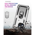 thumbnail image 4 of Funda Korecase para iPhone 15 Pro Max de 6.7 pulgadas, color plateado rugoso, 4 of 6