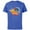 Royal Heather, variant on Lilo & Stitch Rocket Ride - Short Sleeve Cotton T-Shirt for Adults - Customized-Navy