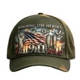 thumbnail image 3 of 9/11 25th Anniversary Hat 911 We Will Never Forget Baseball Cap Patriotic Vintage Hats for Men Women, 3 of 6