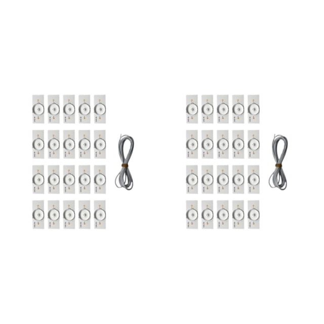 Lámpara de Luz LED Inteprter ABS 3V 50PCS Múltiples Usos