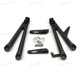 thumbnail image 5 of Soporte para estriberas traseras de pasajero, compatible con Honda CBR1000RR 2004-2007, color negro, 5 of 5