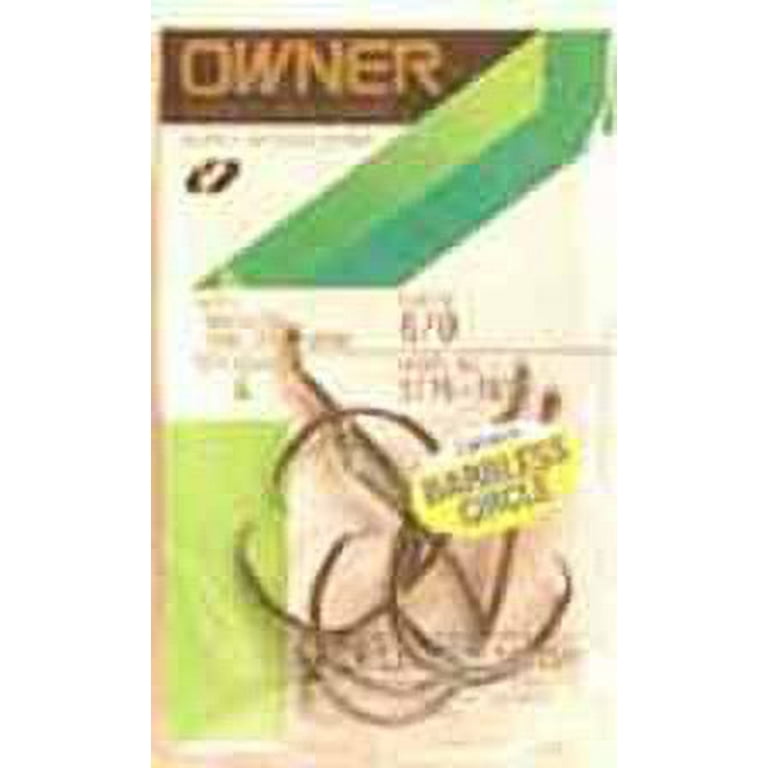 Owner 5176-161 Barbless SSW Circle 6 per Pack Size 6/0 Fishing Hook 