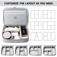 thumbnail image 4 of Travel Cord Cable Organizer Portable Electronics Accessories Carrying Bag Storage Case, Grey, 4 of 5
