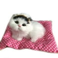thumbnail image 2 of 1Pcs Peluche Réaliste de Chaton Chat Simulation Animal Vivant Jouet en Peluche pour Enfants, 2 of 2