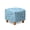 Shark Print Blue, variant on SCRAWLGOD Shark Print Blue Footstool Slipcover, Washable Footrest Sofa Slipcovers Comfortable Square Covers for Footstool with Stretch Bottom