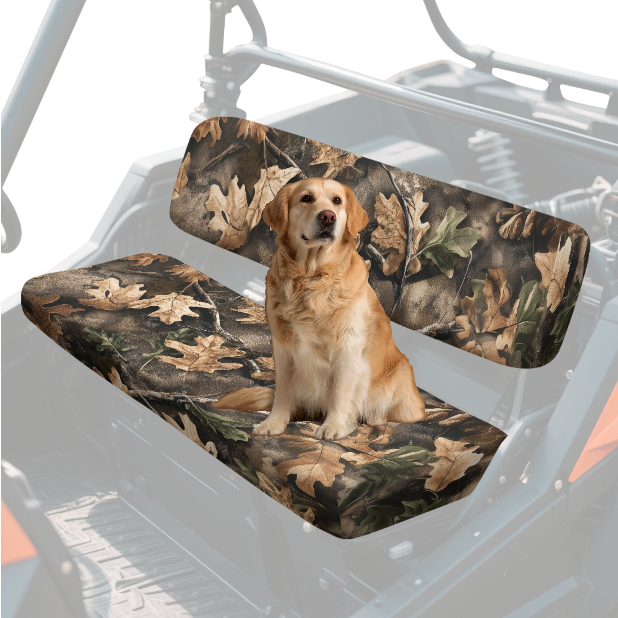 Jeiento Sloth Car Seat Cover Full Set, Front and Back Seat, Floor Mat, Steering Wheel, Armrest, Seatbelt Strap, Floral Decorative Auto Interior Accessories, 17 Pack