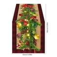 thumbnail image 3 of Cevemin Elegant Christmas Table Runner for Holiday Decor, Durable Polyester Kitchen Dining Table Cover for Xmas, Birthday Parties, Home Celebration Accessories, 3 of 6