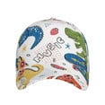 thumbnail image 2 of Yiaed Dinosaur Print Cap Adjustable Size for Running Workouts and Outdoor Activities All Seasons, 2 of 5