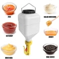 thumbnail image 3 of Dispensador de Salsa Colgante de 5,5 L de Gran Capacidad para Mostaza, Ensalada, Kétchup, Mayonesa, Etc. D, 3 of 5