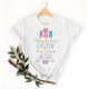 thumbnail image 4 of Mujeres Manga Corta de Verano Tops Pascua Impresa Cuello Redondo, Blusa de Moda Casual para la Primavera, 4 of 5