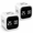 2 Pack White-2, variant on Rotating Pomodoro Timer 2 Pack White 2, Preset Countdown Stopwatch for Work Study School Kitchen
