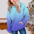 thumbnail image 2 of Staki Cute Hoodies for Teen Girls Trendy Oversized Hooded Sweatshirts Tween Girl Gradient Preppy Clothes 1-14Y(Blue,3-4 Years), 2 of 5