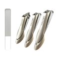 thumbnail image 1 of Juego de cortaúñas HBYPRO Heavy Duty, acero inoxidable, 4 unidades, 1 of 8