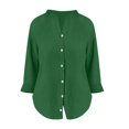 thumbnail image 3 of ZJXFGS Ladies Tops and Blouses Cute Tops for Teens Basic Tops for Woman Going Out Tops for Women Blouses for Women Casual Fall Fall Tops for Women 2025 Women Blouses for Work Multi-color 4XL, 3 of 6