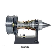 Turbofan Engine Model Adjustable Speed Aircraft Engine Turbojet Engine Model