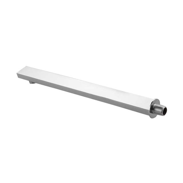 Advancent Brazo de ducha de 45cm, brazo de ducha de lluvia cuadrado montado en la pared, tubo de extensión de latón negro, accesorios de tubería de Juegos de accesorios de baño 35CM Advancent HA002211-01