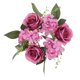 thumbnail image 1 of Corona de flores artificiales de imitación de rosas para decoración de fiestas, hogar y bodas., 1 of 4