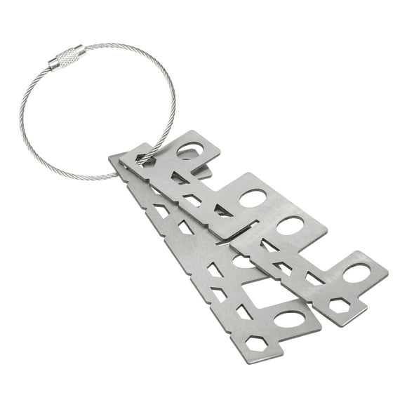 Lixada Outdoor Camping Stainless Steel Mini with Cross Stand Rack Support Stand