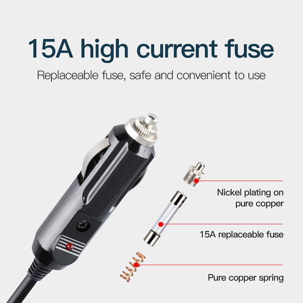 car voltage meter cigarette lighter Car Battery Electric Cigarette Lighter Voltmeter Voltage Meter DC 12V  Motivs.lv