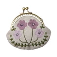 thumbnail image 1 of Shisuyan 1 Set Embroidery Coin Purse with Kiss Clasp Lock for Women in Multi Color for Gift Giving, 1 of 9