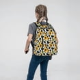 thumbnail image 5 of Xecao Cute Cow Print Sunflower D print Backpack For women men Aesthetic Lightweight Travel Daypack Simple Cute Backpack For Bookbag, 5 of 5