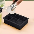 thumbnail image 4 of Large Silicone Ice Cube Tray, Whiskey Cocktail Mold With Lid, Hexagonal Ice Block Maker, Freezer-Safe Drink Cooler, BPA-Free Bar Accessory, 4 of 6