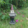 thumbnail image 3 of Hi- Line Gift 75616-N Gnome Holds Go Away Sign, 3 of 4