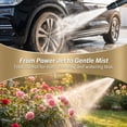 thumbnail image 2 of High Pressure Hose Nozzle, Heavy Duty Adjustable Metal Garden Hose Sprayer, Leak-Proof Jet Sweeper for Car Wash Lawn Patio Cleaning(1PC, Accessories ), 2 of 8